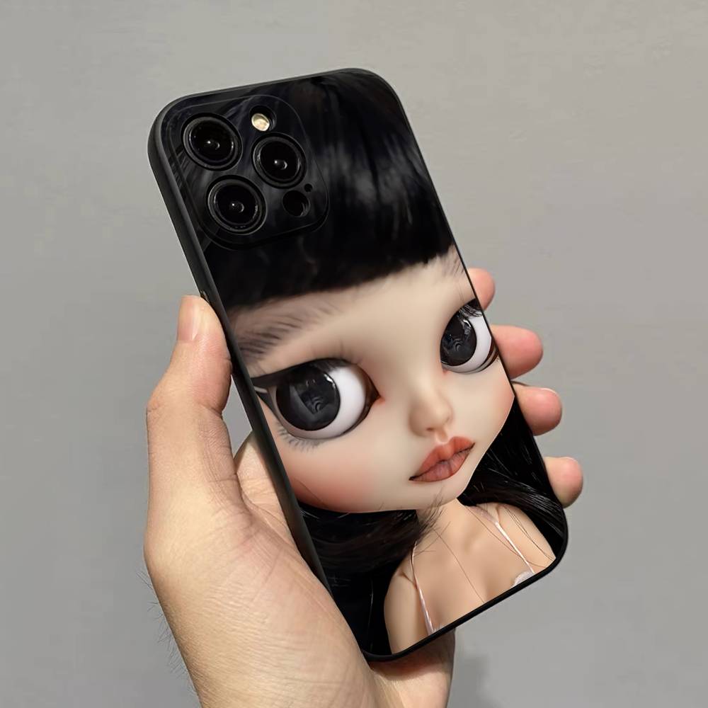 Темный милый арт-кейс для куклы для Oppo Realme C71 C65 C63 C55 C53 C35 C33 C30 C20 C21Y 15 14 13 11 10 9 GT Neo2 P3 Pro Plus 4G 5G