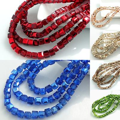 Кубические кристаллы из горного хрусталя, для изготовления ювелирных изделий. 100 шт