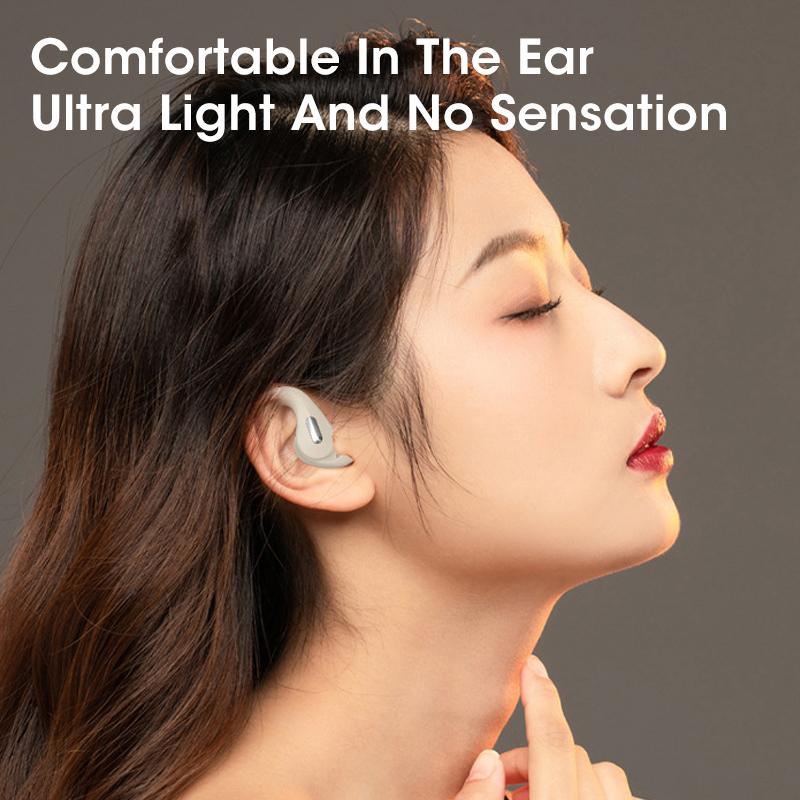 For Niye 2025 OWS Wireless Bluetooth Earhook Sports Headset Air Conduction Bluetooth 5.3 TWS Earphones with Mic