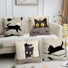 Мультяшная наволочка B-Черный кот Для Подушки Печать Декор Дивана Дом Авто Комната Кофейня Офис Скандинавская Простота