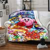 1 шт. Фланелевое одеяло Kirby Fantasy, Мягкое, приятное для кожи, с цифровой печатью, Различные размеры в наличии для семьи, друзей, на день рождения, 219