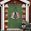 Traditional Design Christmas Door Decorations Holiday Welcome Hanging Decor  Holiday Decorating