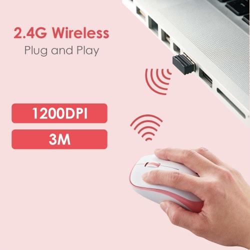 Elecom Мышь беспроводная (Приемник включен) Размер M 3 кнопки тихий ИК-датчик энергосбережение розовый M-IR07DRSPN