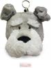 NICI Plush Figure Pass Case with Schnauzer Set Reel, (Pass Case, Bandages)