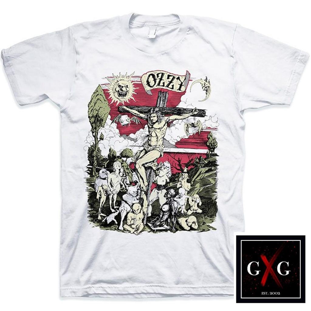 OZZY OSBOURNE cd lgo CROSS CRUCIFIXION Official SHIRT LRG New black sabbath