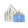 Yousheng Fondant Mold Уникальная форма из термостойкого силикона без BPA, форма для торта в форме замка принцессы, кухонные принадлежности