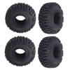 RC Wheel Tire with Hub Plastic Enhanced Handling High Simulation RC Crawler Tire for Axial SCX24 1/24 RC Wheel Tire
