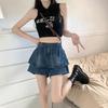 Spring 2023 Women's High Waist Retro Denim Skirt - Slim, Short, Hot Girl Summer Style