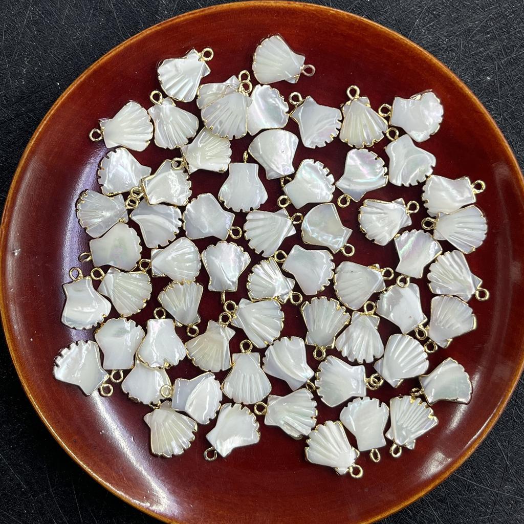 5 шт. Маленькая подвеска Ракушка Подвеска в форме ладони 13 мм Для изготовления ювелирных изделий DIY Ожерелье Браслет Серьги Аксессуар