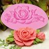 Silicone Mold 3D Rose Flower Cake Fondant Decorating Chocolate Candy Molds Kitchen Baking Cake Tools