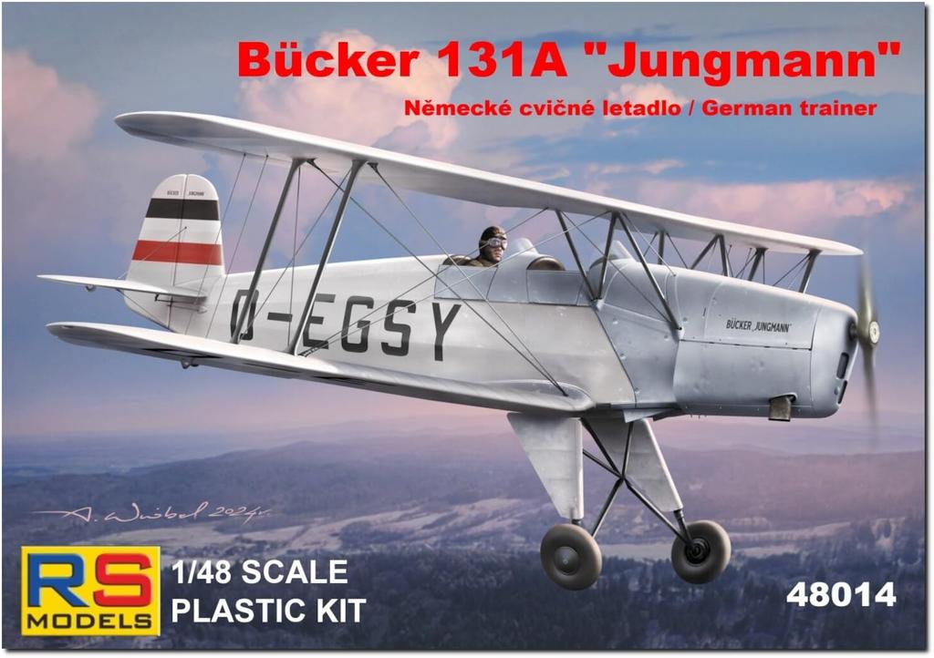 Модель RS 131A Германия 1936 Пластиковый набор для сборки 48014 1/48 Bücker (Самолет)
