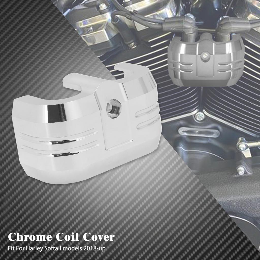 Ignition Coil Cover Motorcycle Trim For Harley Softail Breakout FXBRS Fat Bob 114 FXFBS FXDF Street Bob FXDB Slim FLS 2018-2025