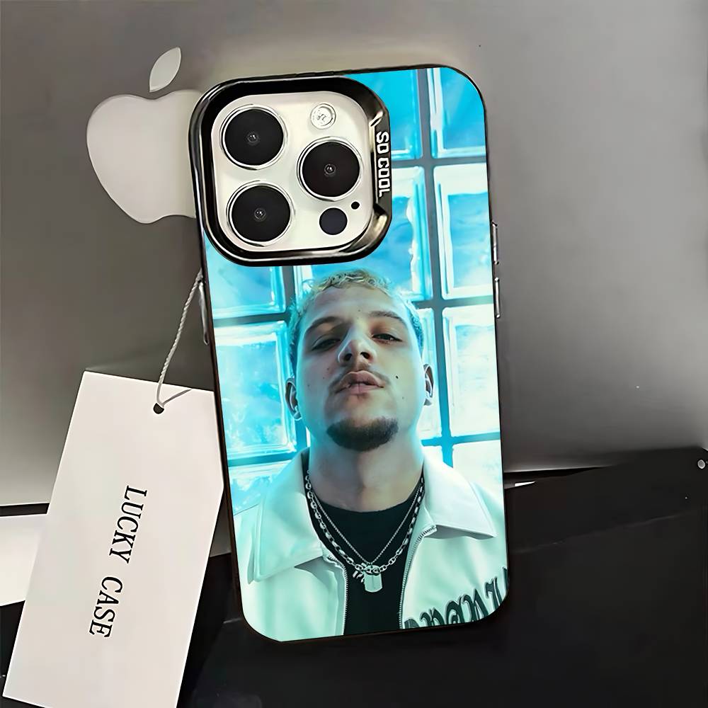 PLK French Rapper Mathieu Phone Case For iPhone 16,15,14,13,12,11,Pro,XS,Max,Plus,Mini,SE Black Candy Matte Shockproof Cover