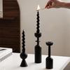 3Pcs/Set Vintage Candlestick Ornament Minimalist Decorative Candlestick Candelabra  Living Room