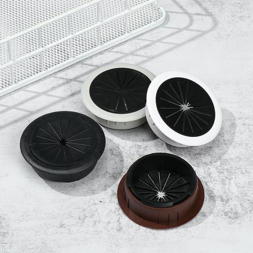 Round Wire Hole Covers Grommet Dustproof Line Storage Holder Cable Hole Cover  Office