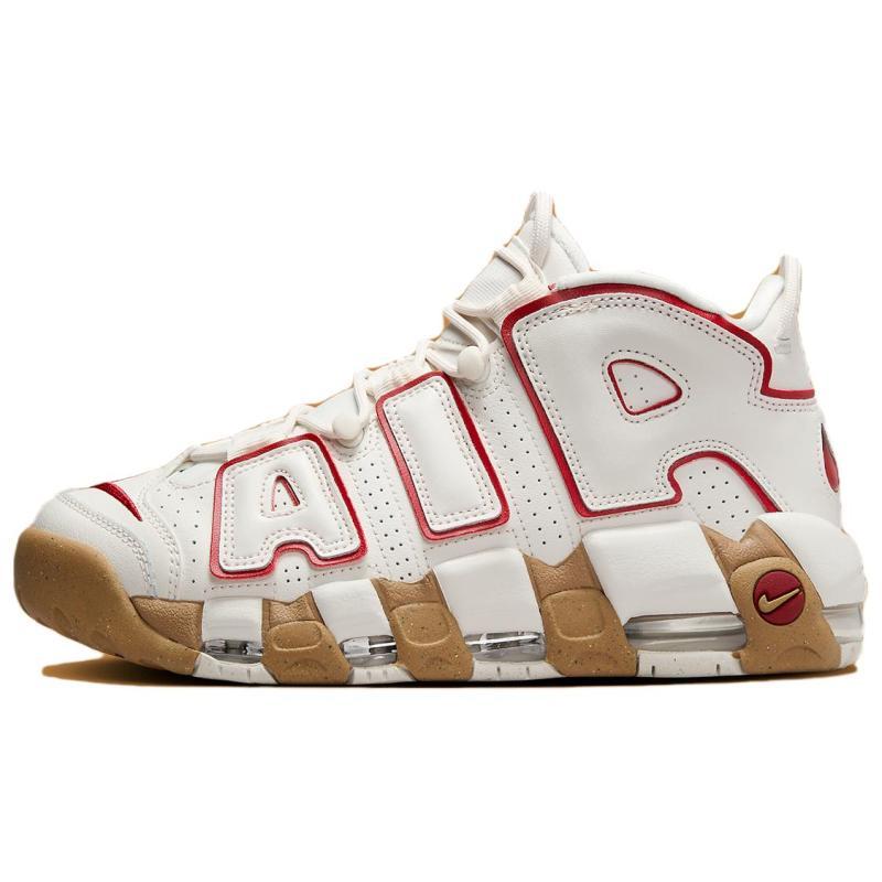 Nike Air More Uptempo Phantom Gym Red Gum Женские Винтажные Баскетбольные DV1137-002