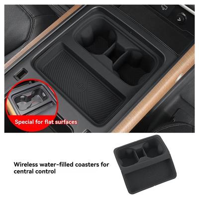 Для Land Rover Defender 110/90 Беспроводной Держатель для Стакана Воды Центральная Консоль 22-24 Нескользящий Коврик для Хранения