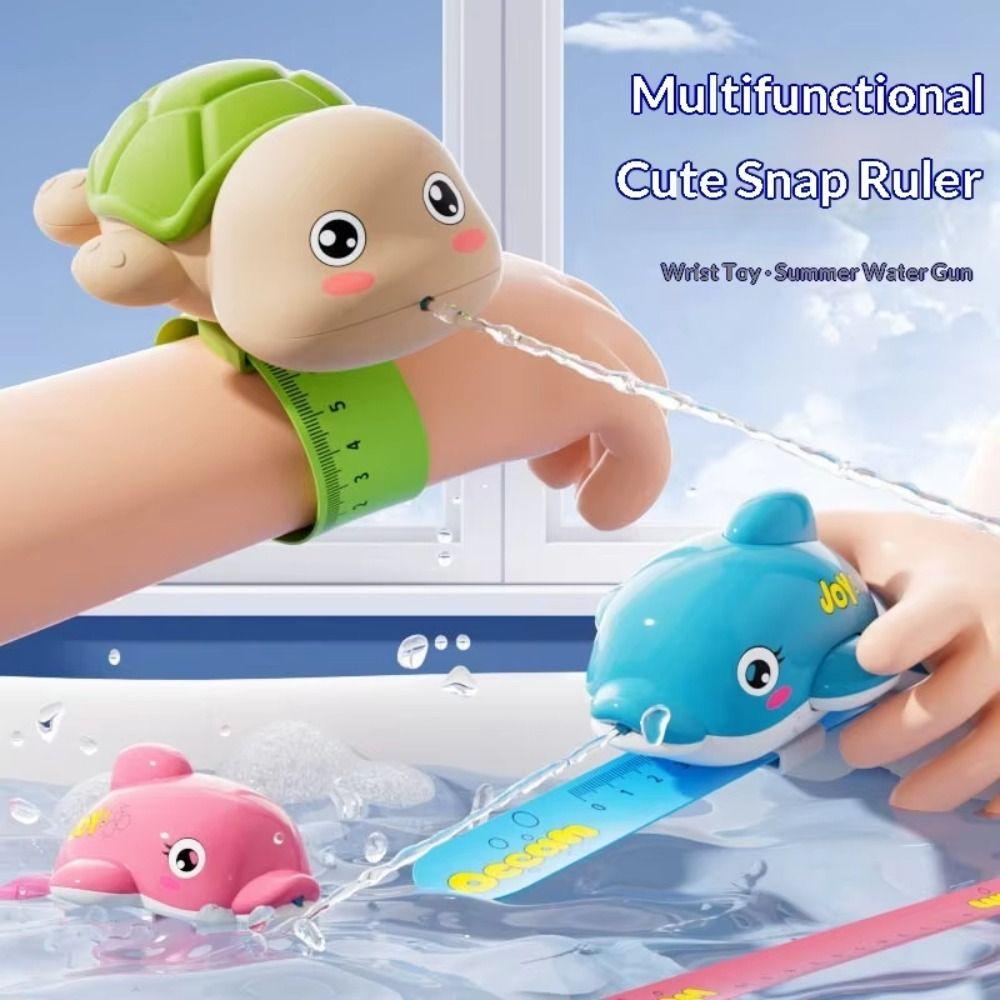Bracelet Style Turtle Squirt Toy Cute Design Dolphin Press Type Toy Wrist Water Toy Summer Play
