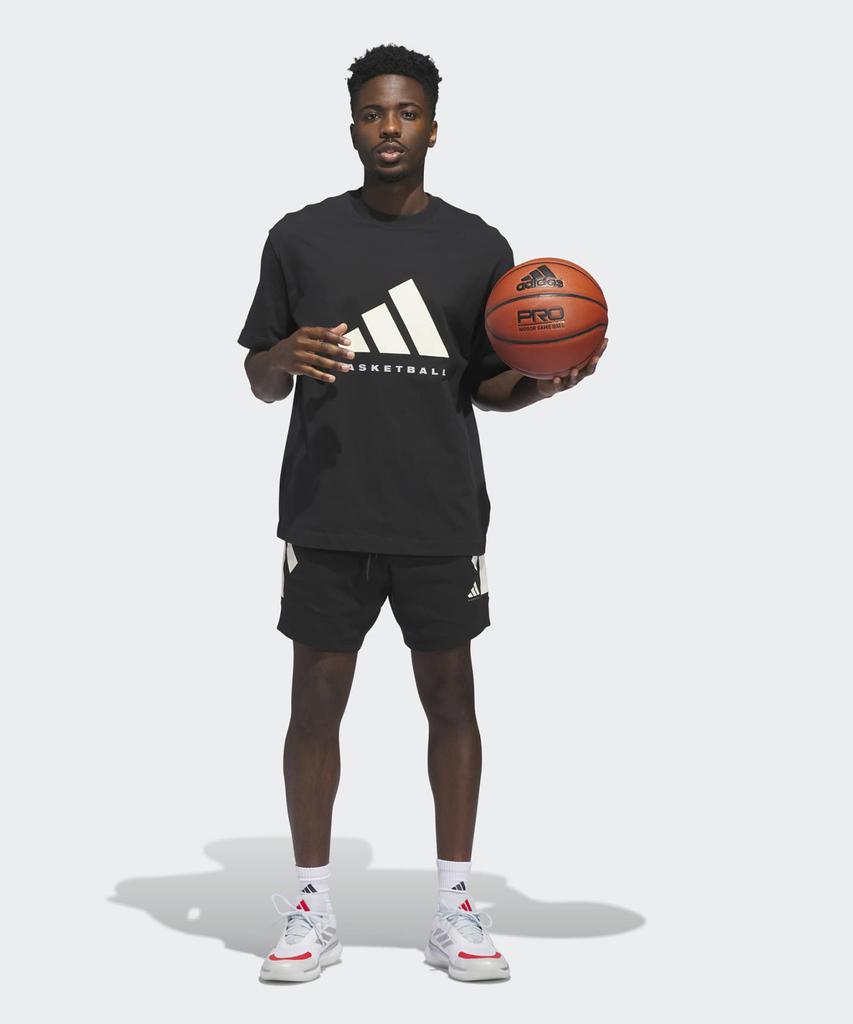adidas Баскетбольная футболка - Черный / Jx5575