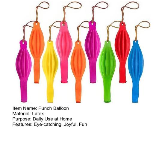 50 Pcs Punch Balloons for Kids Thickened Heavy Duty Punching Bouncy Balloons