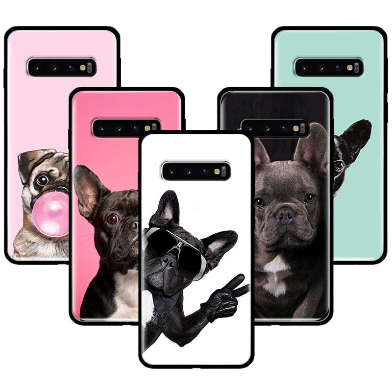 Силиконовый чехол для телефона Samsung Galaxy S20 FE S22 S21 Ultra 5G S10e S10 S8 S9 Plus S7, мягкая задняя крышка, принципиально, французский бульдог, собака