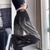 High Waist Straight Leg Jeans Women Tie Dye Wide Leg Flare Pants Autumn Fashion