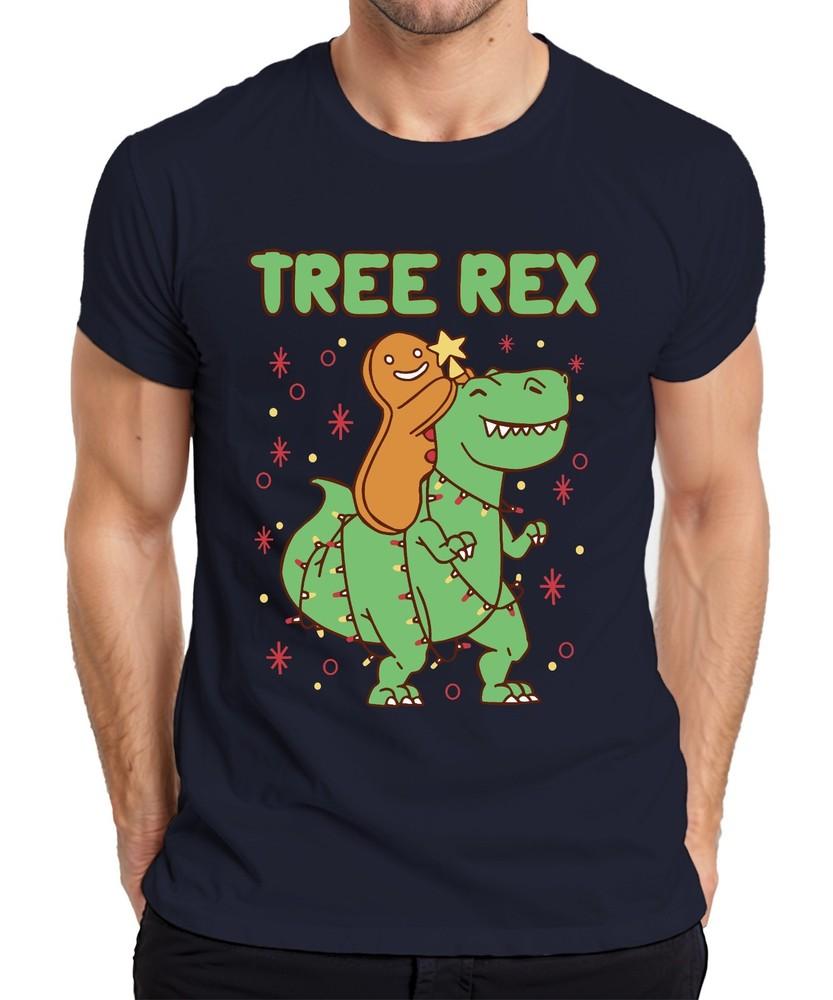 Tree Rex Gingerbread Christmas Tree Dino Xmas Xmas Gift Unisexs T