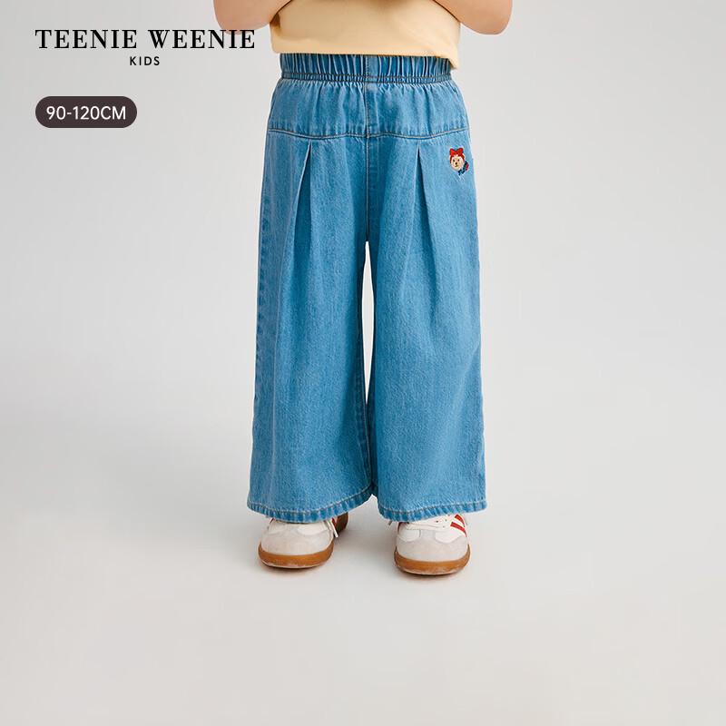 Teenie Weenie Повседневные свободные джинсовые брюки для девочки