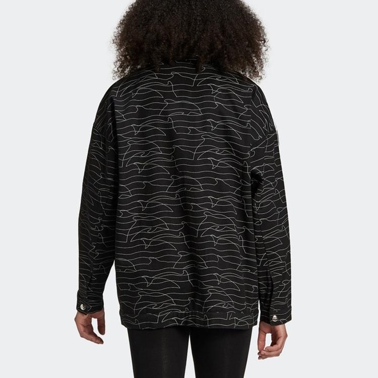 Adidas Originals Facts Jackets Women's Black Lapel Moderate Other GN4466