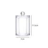 Transparent Cotton Swab Storage Box Makeup Organizer Acrylic Storage Box Cotton Swab Cosmetic Box Bathroom Bedroom Storage