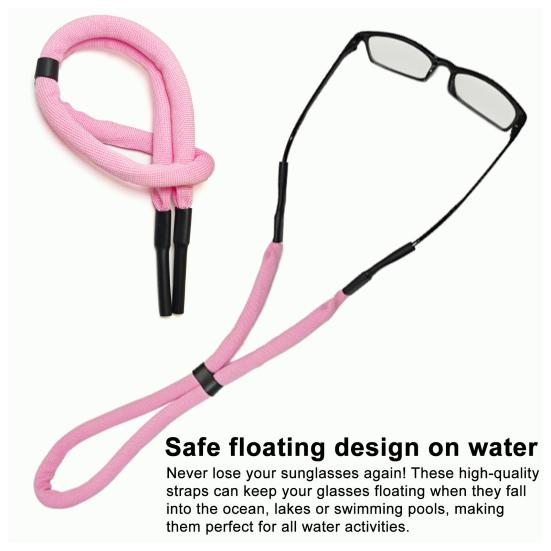 8 шт. плавающие ремни для солнцезащитных очков для воды регулируемые очки плавающий страховочный трос для мужчин и женщин плавучий фиксатор для очков для катания на лодках каякинга рыбалки