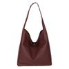 New Large-capacity Women's Bag Textured Shoulder Messenger Bag Commuter 2025 Casual Fashion Tote Bag