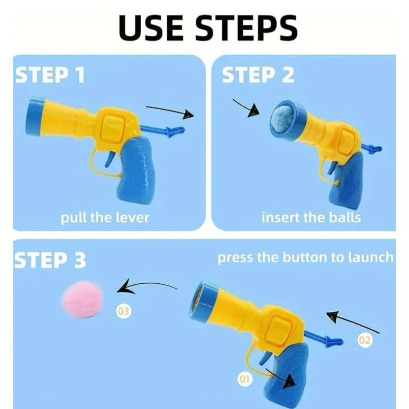 Interactive Launch Training Cat Toy Including Launcher and Bubble Ball Suitable It Is A Sports Toy That Promotes Love and Trust