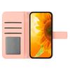 Чехол для Motorola Moto G86 5G Кожаный чехол-кошелек с оттиском подсолнуха и ремешком на запястье