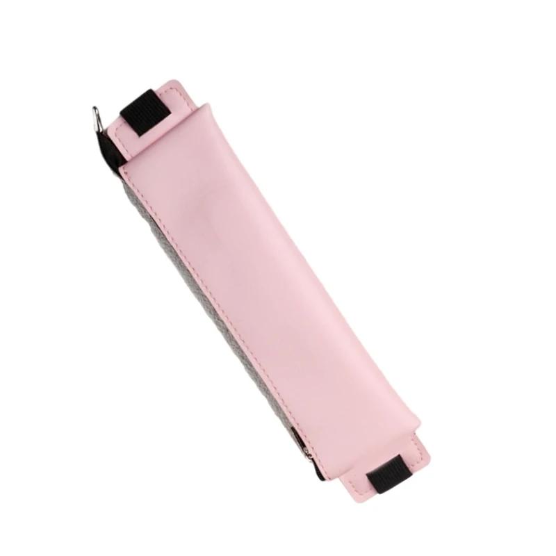 Кожаный чехол-подставка для ручек с регулируемыми резинками, на молнии, для блокнота, планера, журнала, F19E