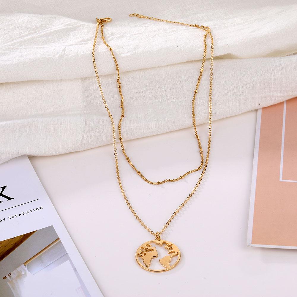 Ожерелье Подарок на День Земли Друзья Рождественский подарок Кулон Модное ожерелье с подвеской в ​​виде Земли