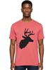 DeerHeadSilhouette Unisexs Graphic Tee 100 Cotton Casual Summer Wear