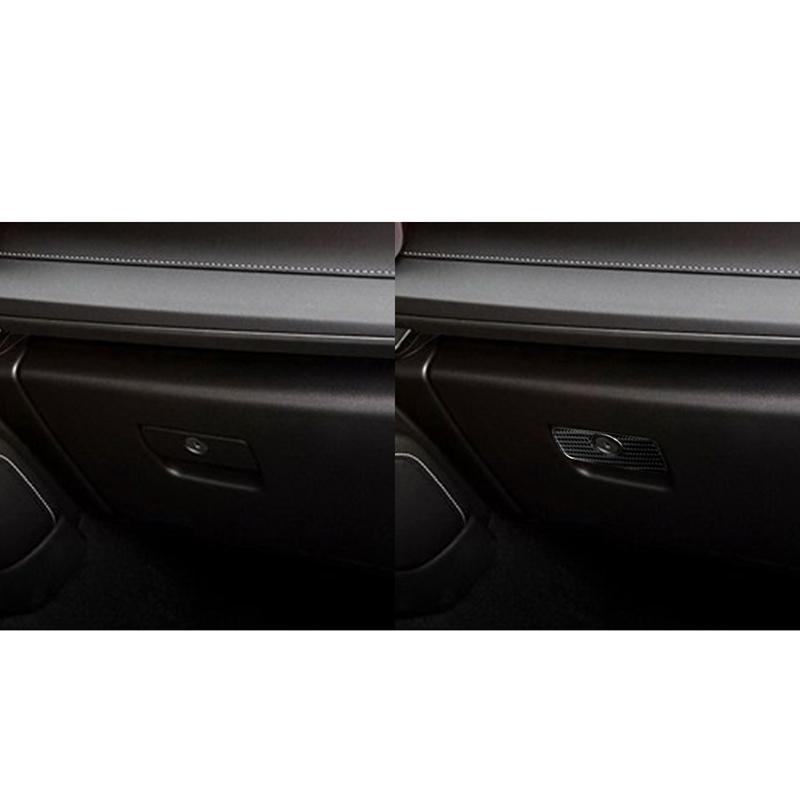 Для Chevrolet Camaro 17-19 1 шт. настоящее углеродное волокно перчаточный ящик ручка панель отделка салона автомобиля аксессуары салон автомобиля