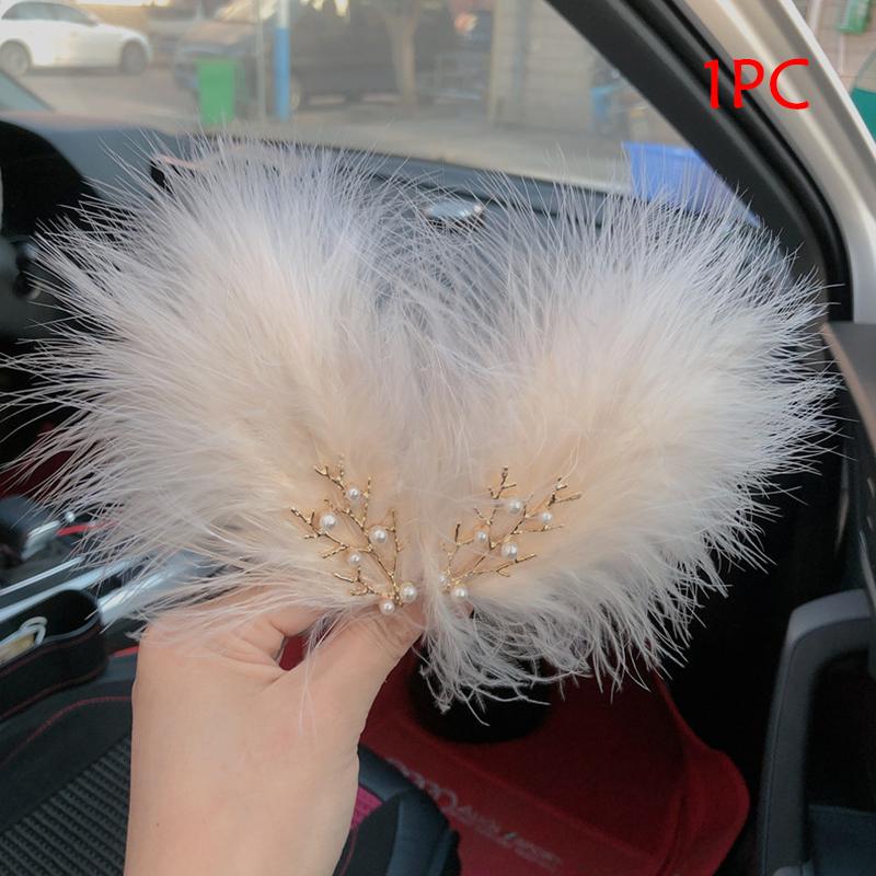 1 шт. Белое перо феи боковая заколка новая заколка для волос аксессуар для волос для девочки украшения для волос свадебная шпилька тиара заколки