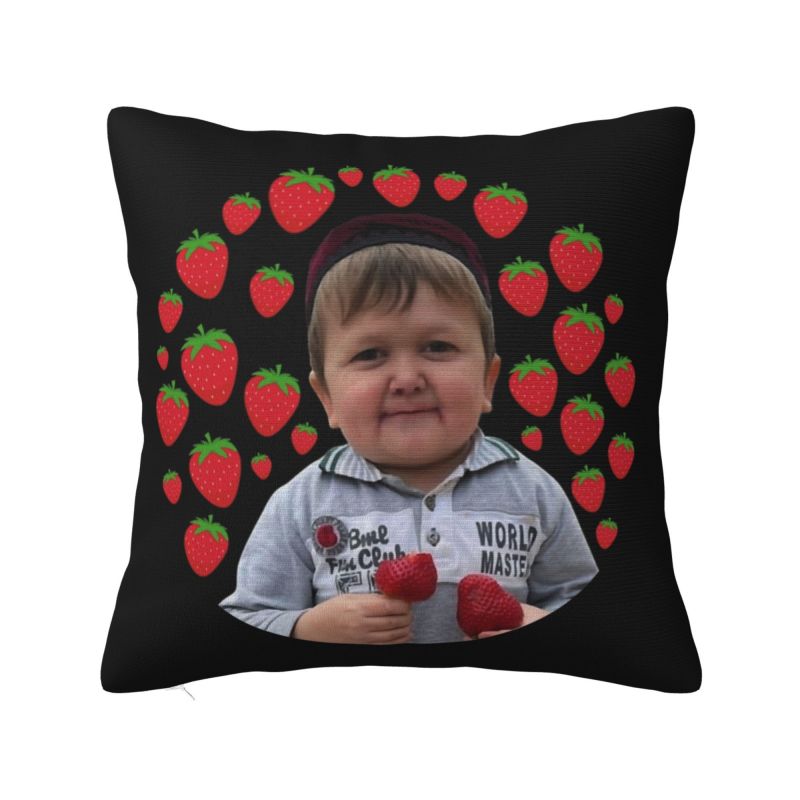 Custom Nordic Style King Hasbulla Cushion Cover 40x40cm Polyester Throw Pillow for Car Square Pillowcase Bedroom Decoration