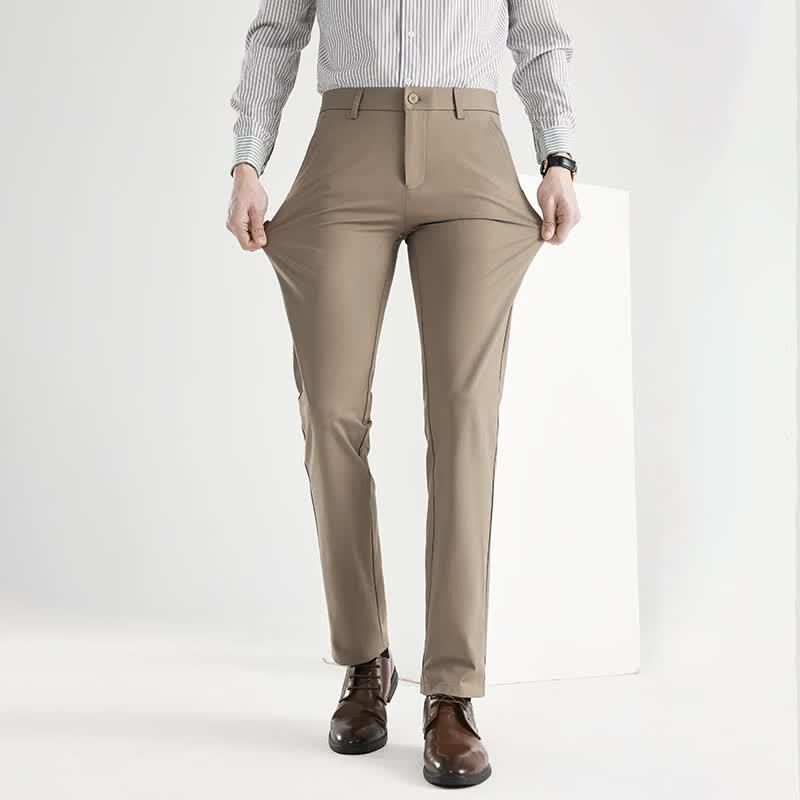 Мужские брюки прямого кроя весенне-летние business casual