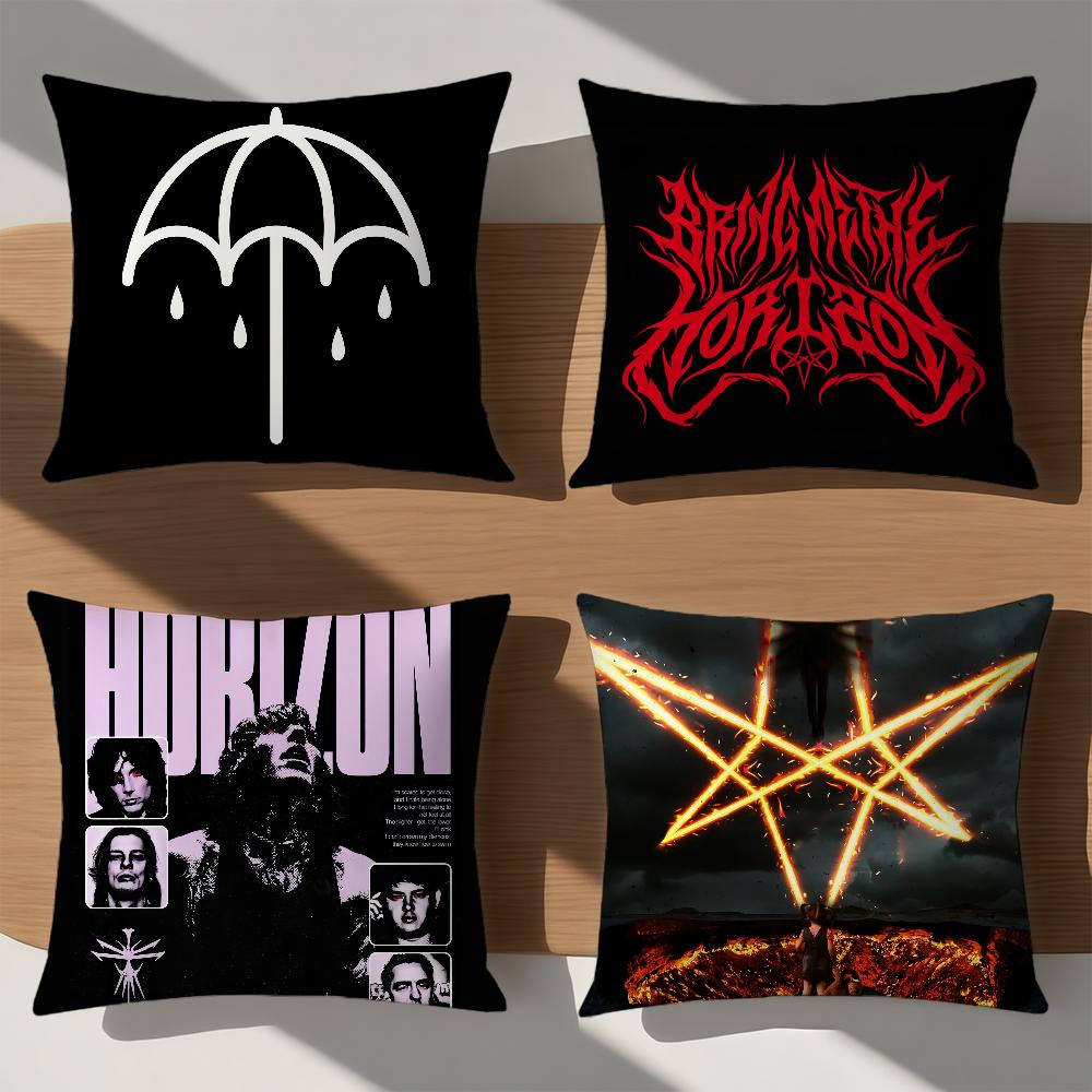 band Bring Me the hHorizon cushion cover soft Comfort Pillowcase for Sofa nap Living Room party Home pet Decor Pillowcover