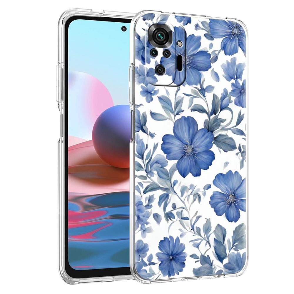Чехол для телефона для Xiaomi Redmi Note 15 14 5G 13 12 10 11 Pro Plus 4G 14C 13C 12C Мягкий ТПУ чехол Стильный дизайн с цветочным узором