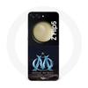 Case - Samsung - Galaxy Z Flip5 - OM Logo - Blue and Gold - Flexible