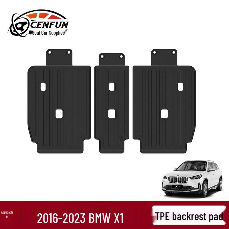 Защита заднего сиденья BMW X1, износостойкий, без запаха TPE коврик с рисунком из углеродного волокна