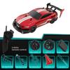 Автомобиль с дистанционным управлением, гоночный дрейфующий автомобиль, 40 км/ч, 4WD, высокоскоростной гоночный автомобиль, подарок для детей с 2 ​​батареями
