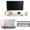 Cooling Base Bracket For Apple Mac Mini M4 Power Button Printing Cute Bracket 3D M4 Front Creat E2H8