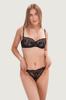 Set of Linen: Soft Cup Bra and String Panties (79944)