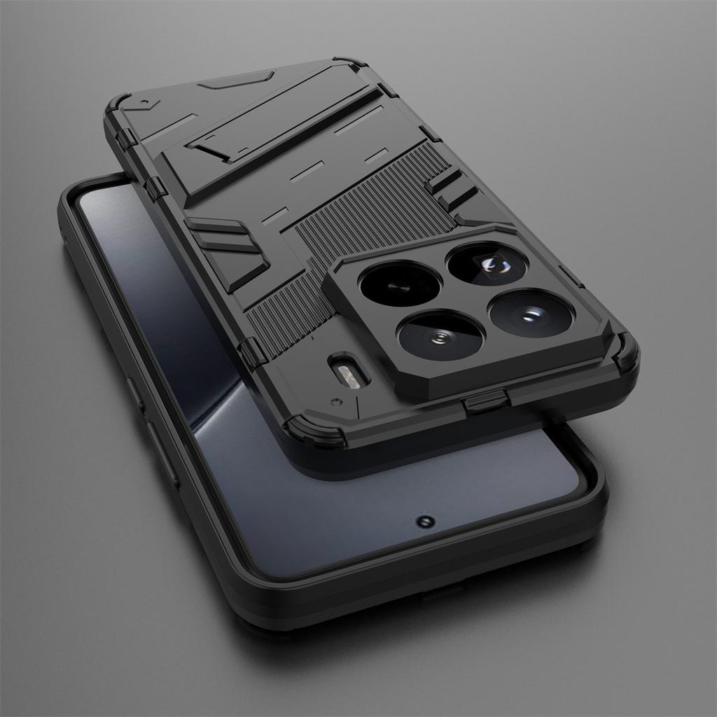 For Xiaomi 15 Pro Case PC+TPU Shockproof Phone Cover with Kickstand