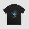 Alien Skeleton Tshirt 80s Horror Aliens Space Xenomorph Tee 050